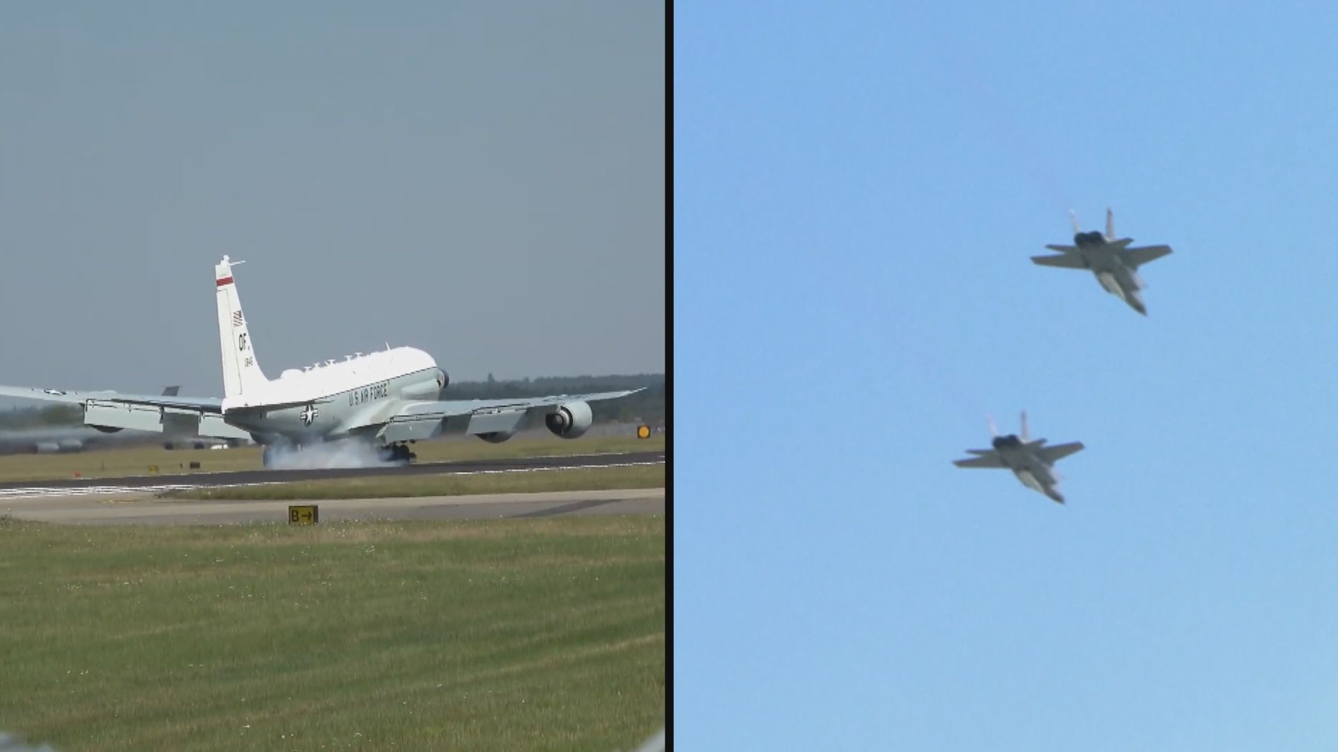 俄戰機升空　太平洋上空伴飛美國偵察機