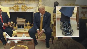 白宮證實特朗普患慢性靜脈不全　稱長者常見　無感覺不適