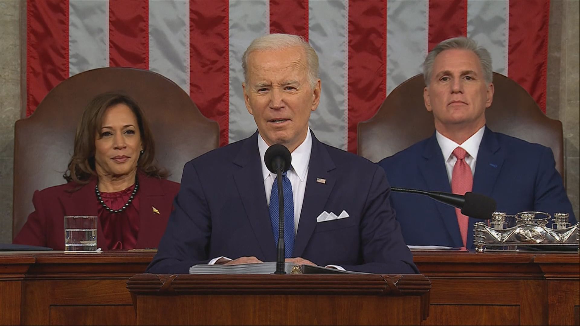 美國總統拜登3月7日發表國情咨文