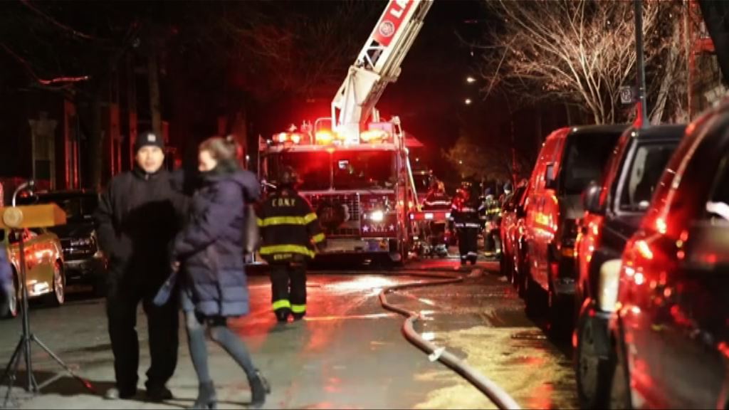 紐約公寓大火疑小孩玩火肇禍