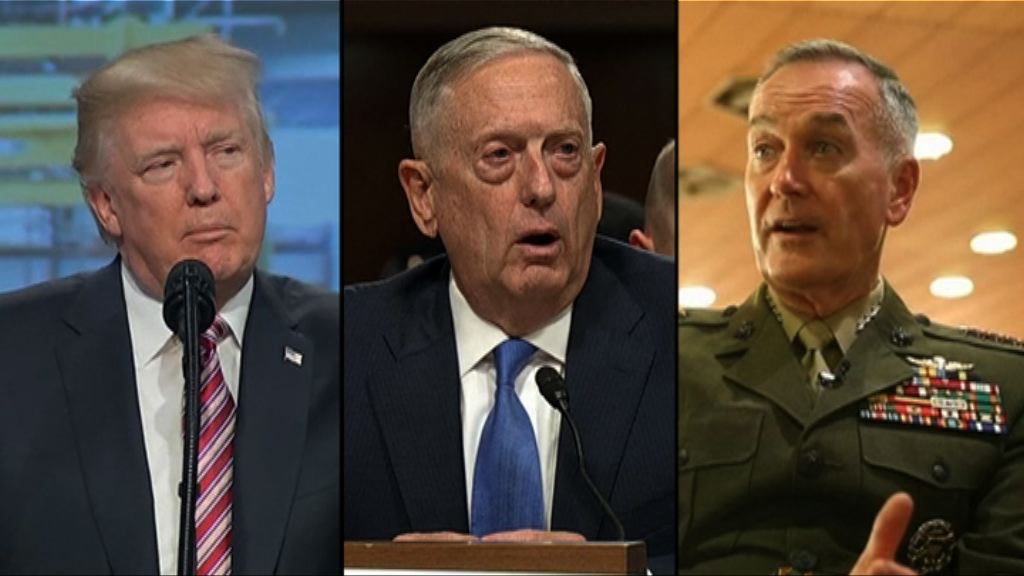 特朗普與國安團隊討論應對北韓選項