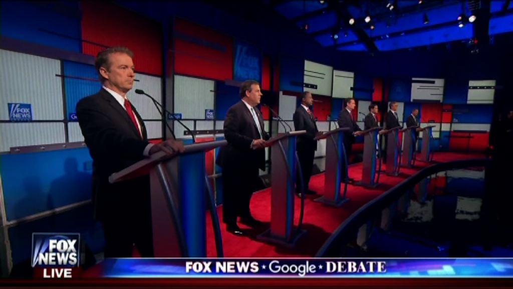 特朗普缺席電視辯論仍領風騷