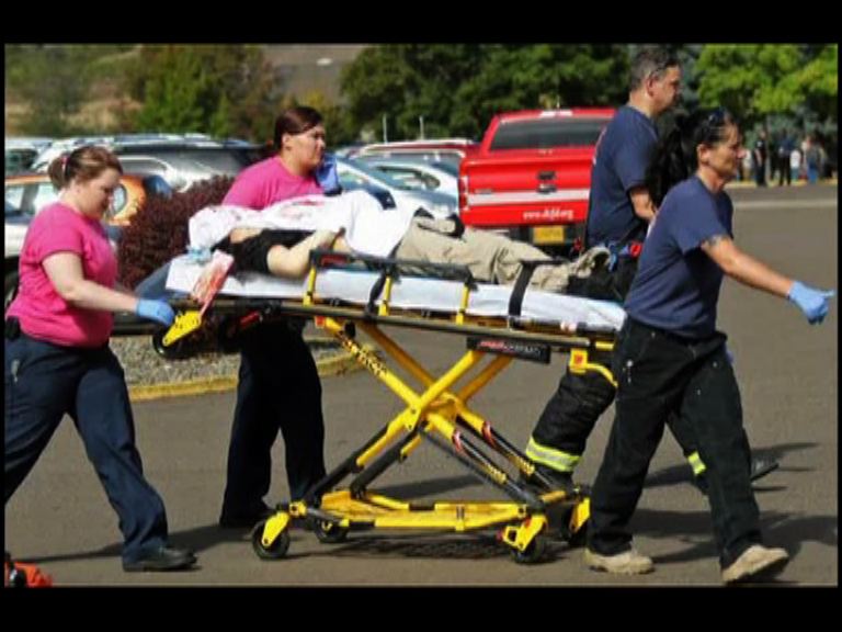 美俄勒岡州校園槍擊案　十死七傷