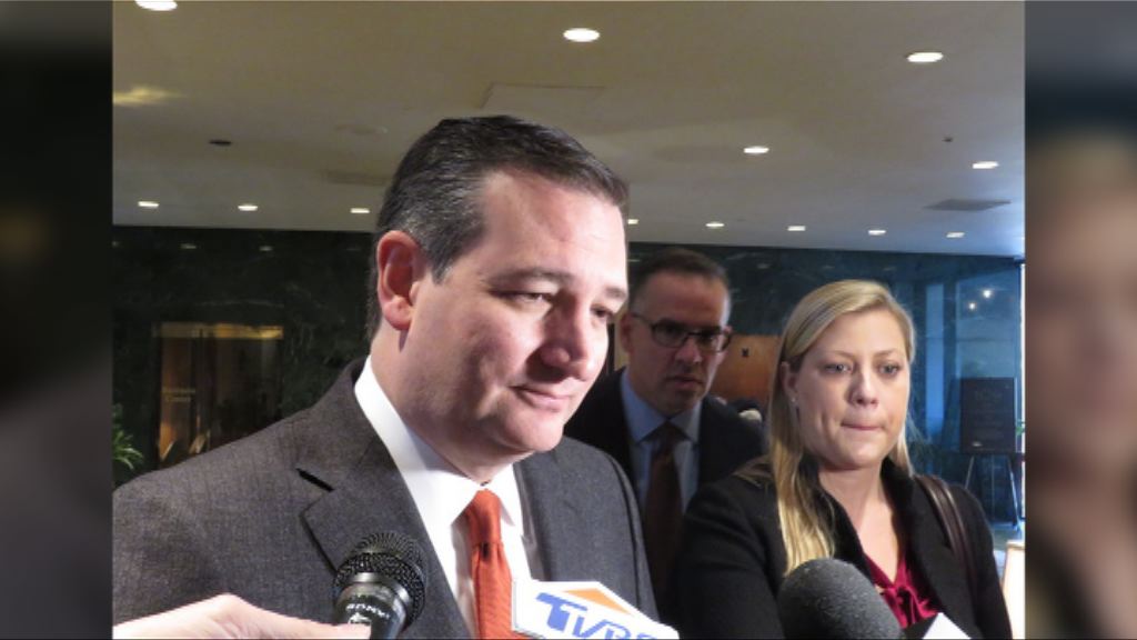 克魯茲：大陸曾勸議員勿晤蔡英文