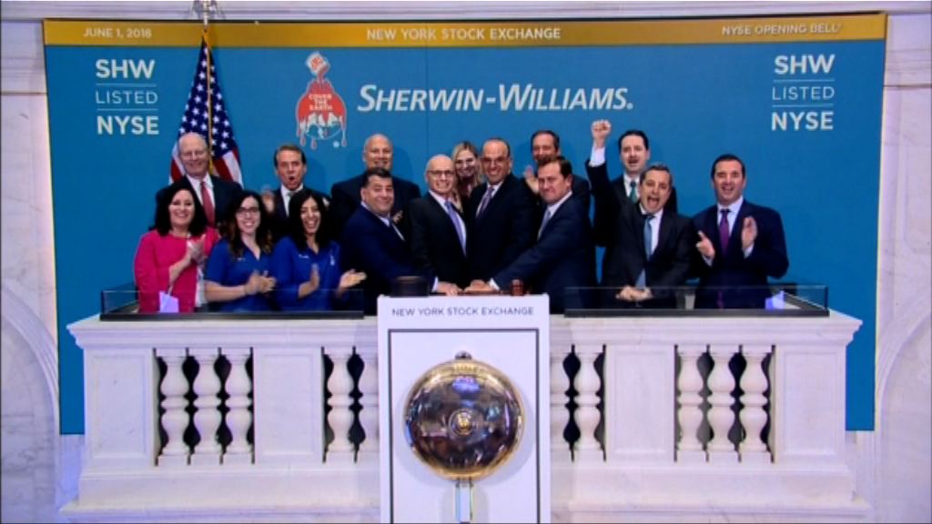 數據顯示美國經濟加速　三大指數創收市新高