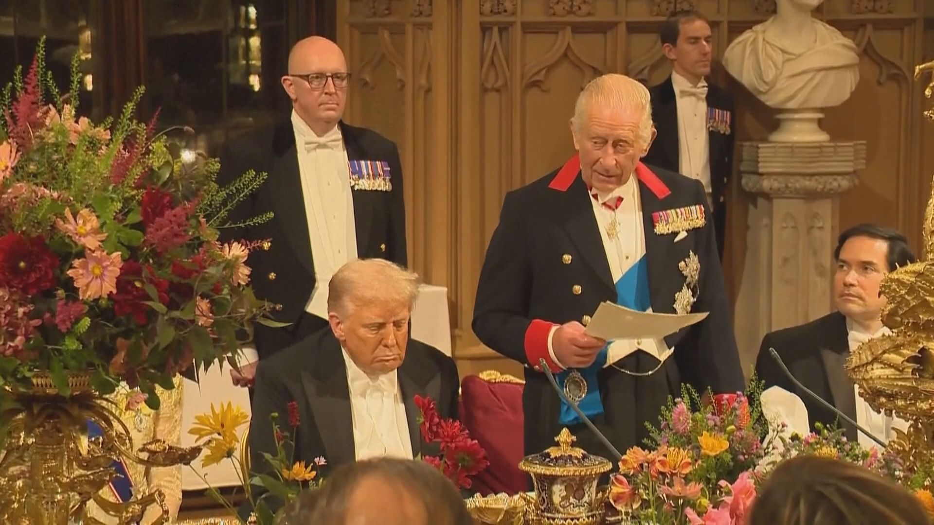 特朗普國事訪問英國　英王查理斯三世設國宴歡迎