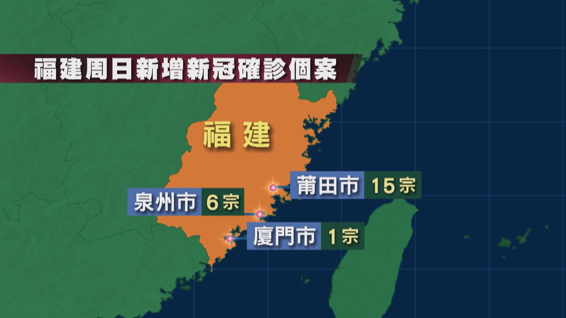 福建莆田市疫情蔓延至廈門市