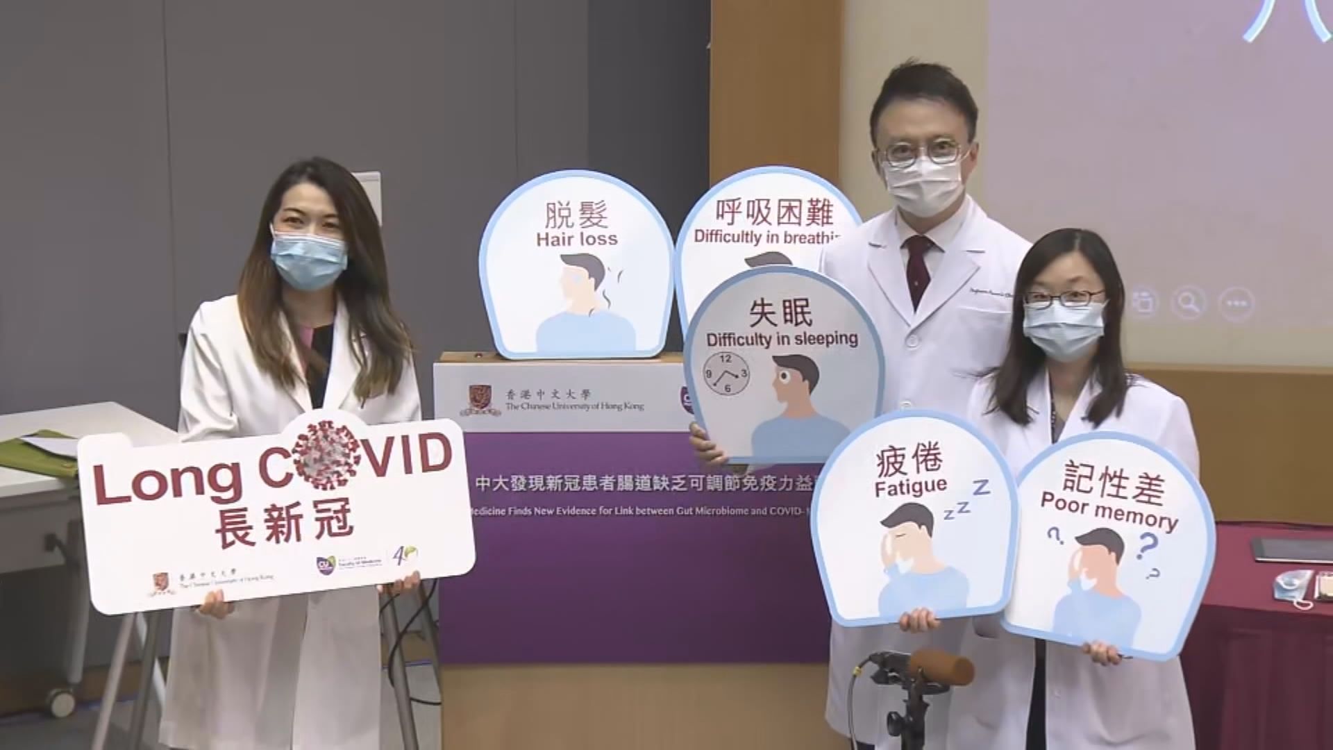 中大研究指腸道微生態失衡影響新冠患者病情