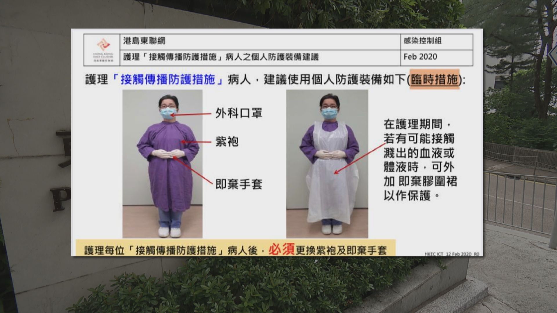 多間醫院限制個別部門使用N95口罩或保護衣物