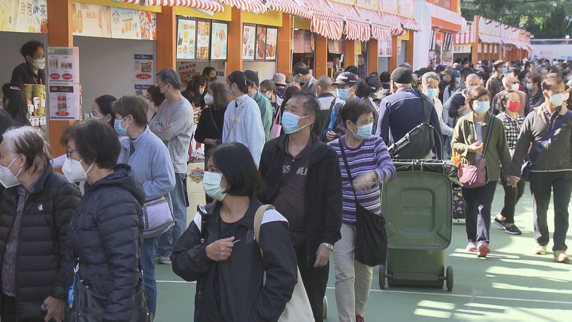 下周四起展覽攤位飲食可免戴口罩