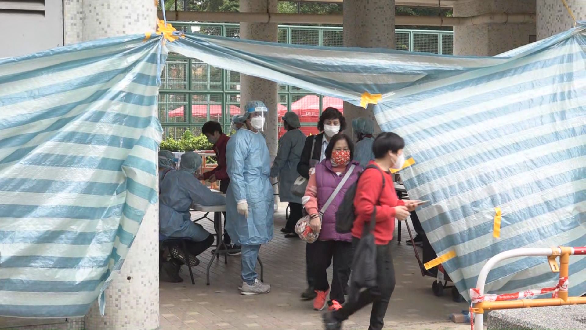 深水埗、大埔、沙田多幢大廈完成圍封強檢　共數十宗初確