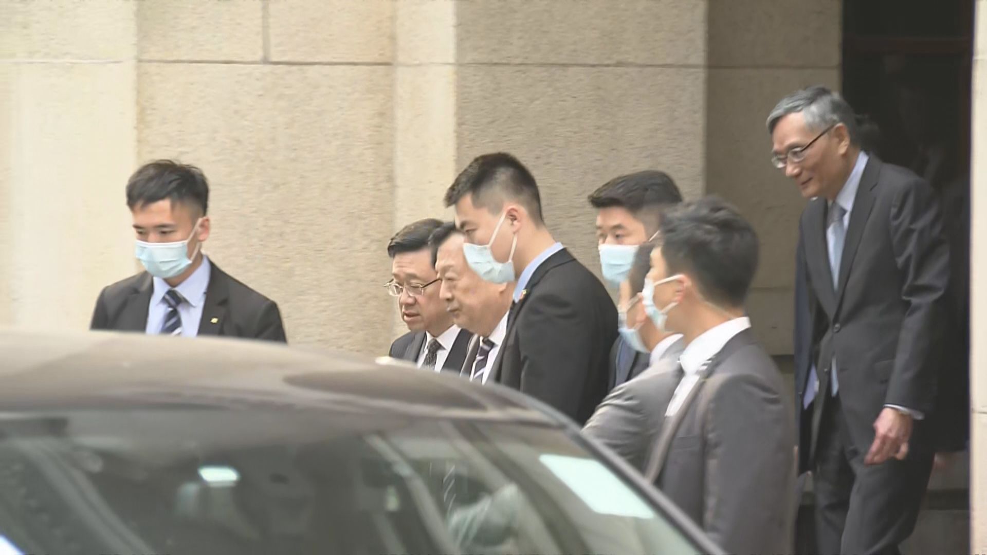 夏寶龍訪港考察第二日　在中聯辦與各界會面