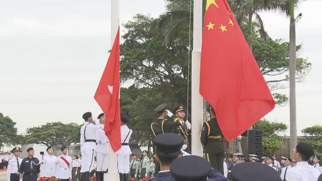 五四運動107周年升旗禮陳國基等多名司局長出席| Now 新聞